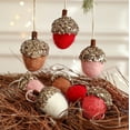thumbnail image 7 of Christmas Decorations The New Christmas Small Pines Cones Felts Christmas Tree Ornaments Hanging Pendant Christmas Atmospheres Set Decoration Supplies Gray, 7 of 7