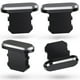 thumbnail image 2 of Desiderio 4 Piezas Tapones Antipolvo Compatible con iPhone 11, iPhone 12 Protege la Cubierta Antipolvo de Carga Compatible con iPhone 11, 12, Pro, Max/X/XS/XR, 7, 8 Plus, iPad Mini/Air,Negro, 2 of 5