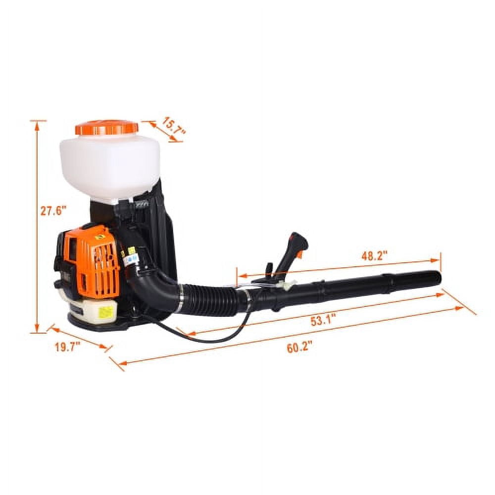 14L Backpack Fogger Sprayer, Mist and Duster Sprayer, Agricultural Fertilizatino Spray Dusting Machine with EPA compliant 52CC Two Cycle Egnin, Mosquito Sprayer Mosquito Fogger