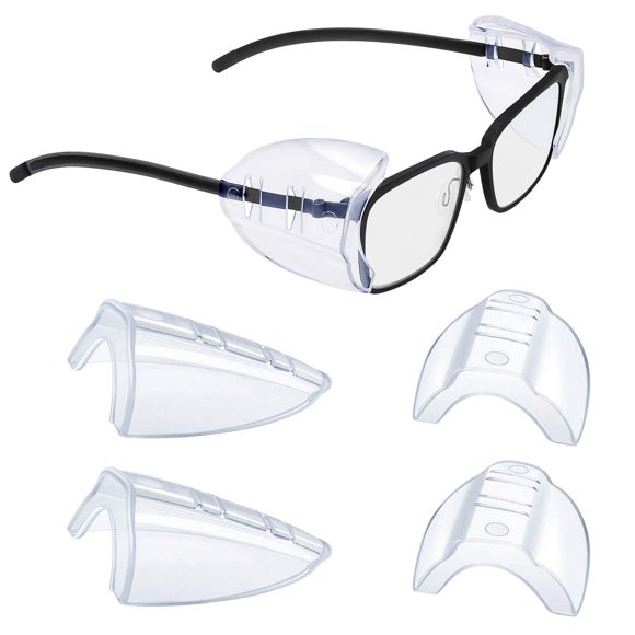 Protectores laterales transparentes de TPU para gafas YunTuo
