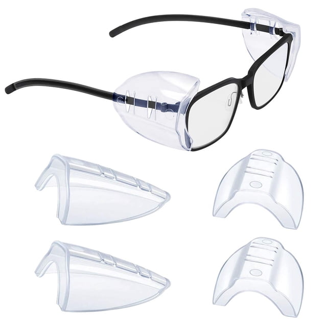 Protectores laterales transparentes de TPU para gafas YunTuo