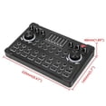 thumbnail image 2 of Professional  Mixer Live Sound Card DJ Controller Equipment For Live Streaming Podcast Game Singing Record ,Smart Fader, 2 of 8
