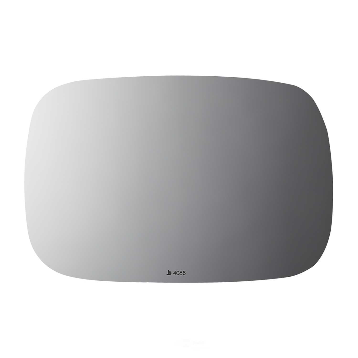 Burco Side View Mirror Replacement Glass - Clear Glass - 4086