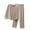 Beige B, variant on Lounge Sets for Women Winter Solid Color Long Sleeve Round Neck Shirt Warm Pants 2 Piece Loungewear Loose Casual Womens Pajamas