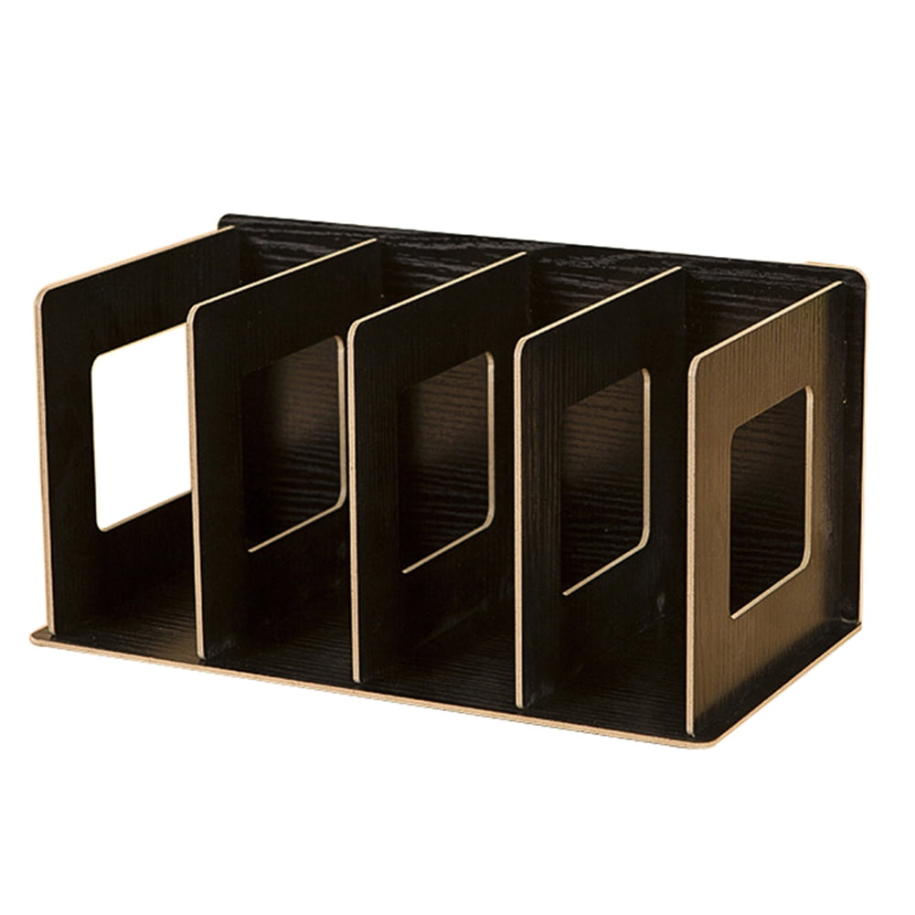 4 Grids Desktop Bookshelf, Desktop Bookcase, Mini Bookshelf Organizer