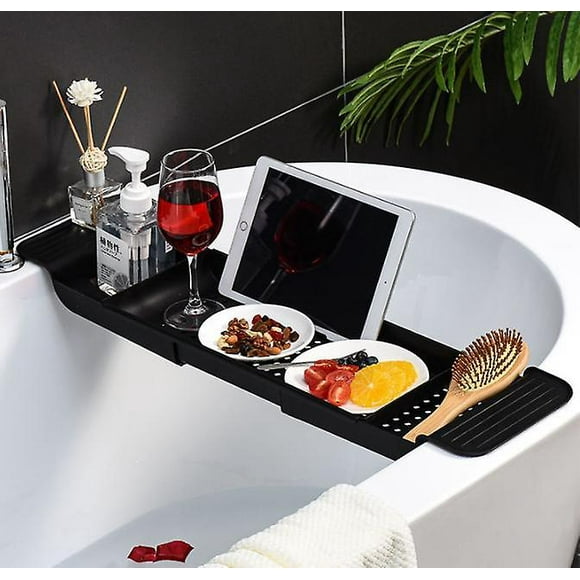 JFBUJC Bath Extendable Caddy Tray Bathtub Organizer
