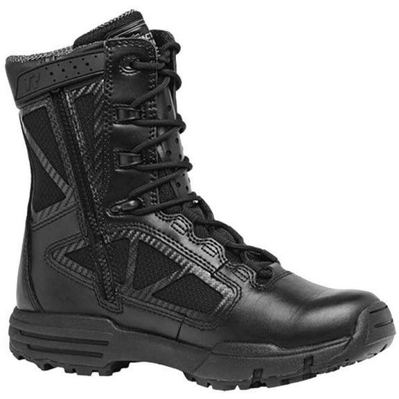 Belleville Chrome TR998Z WP Waterproof Side Zip Boot - Black-3.0-Wide