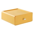 thumbnail image 4 of Stackable Desk Drawer Organizer, Desktop Cosmetic Organiser Tabletop Pen Organization Multi-Function Storage Container Holder Supplies , Yellow, 4 of 8