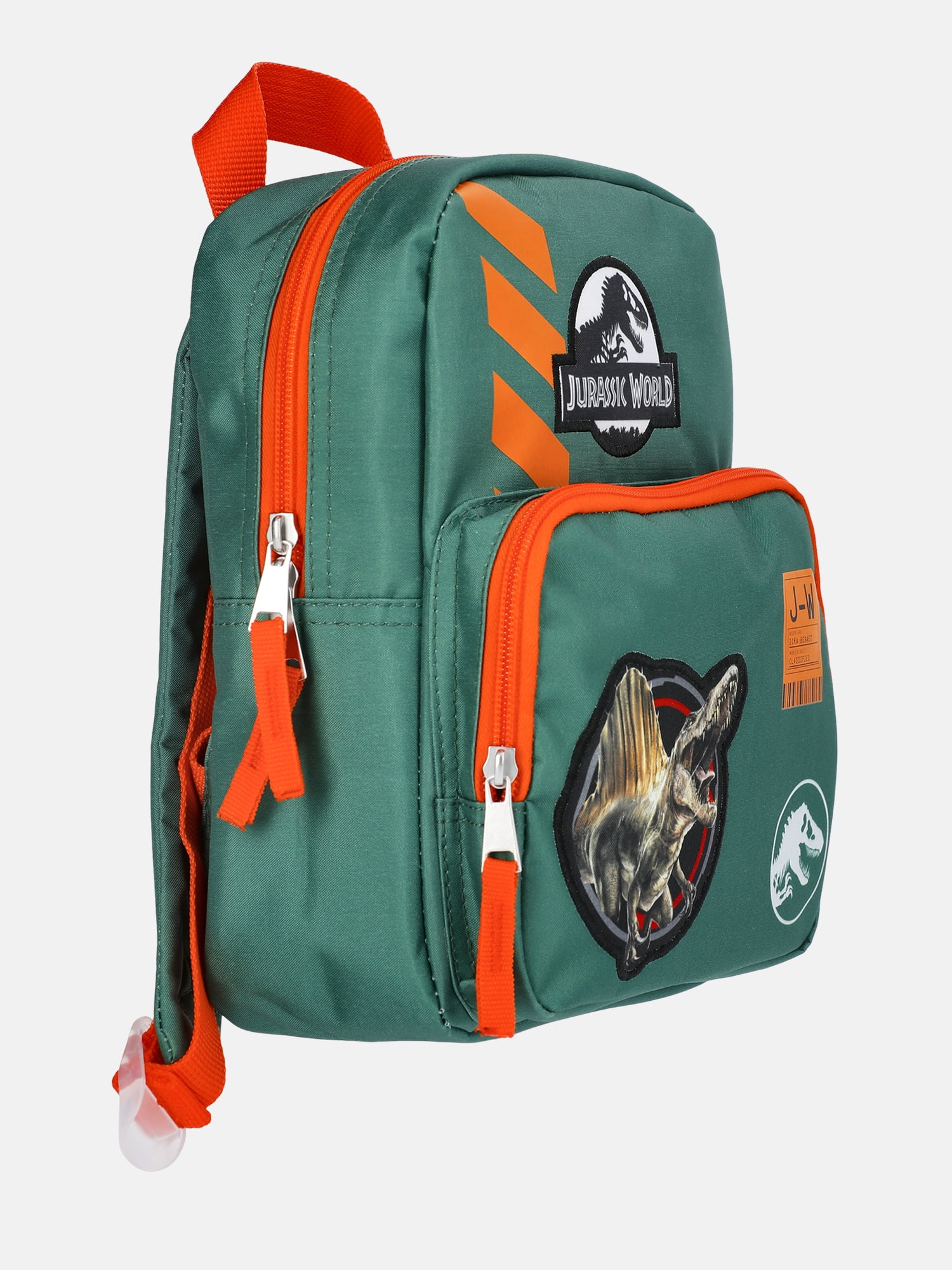 Jurassic World Kids' 10" Patches Mini Backpack, Green