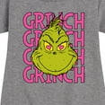 thumbnail image 3 of The Grinch - Grinch Stacked - Toddler & Youth Girls Fleece Dress, 3 of 5