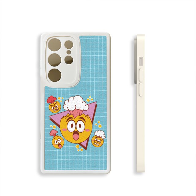 Protéjase con estilo: Funda para teléfono plateada colorida de doble capa esmerilada con ilustración única para iPhone 15 Pro Max 14 13 12 Pro 11 - ¡Muestre su personalidad!