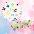 thumbnail image 4 of 12 hojas de pegatinas para decoración de uñas, pegatinas autoadhesivas para uñas para mujeres y niñas, brillan en la noche, decoración de uñas DIY, 6,2*5,3 cm, 4 of 5