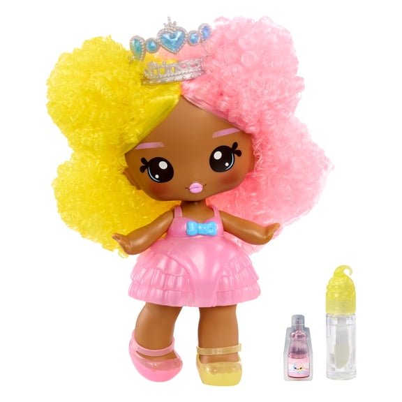 Yummiland Large Doll- Nia Candy Fluff with Scented Lip Gloss, Ages 4