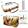 thumbnail image 4 of Kangaroo Large Capacity Foldable Reusable Oxford Cloth Laundry Basket - Multipurpose Tote Bag, Shopping Bag, Picnic Basket, 4 of 7
