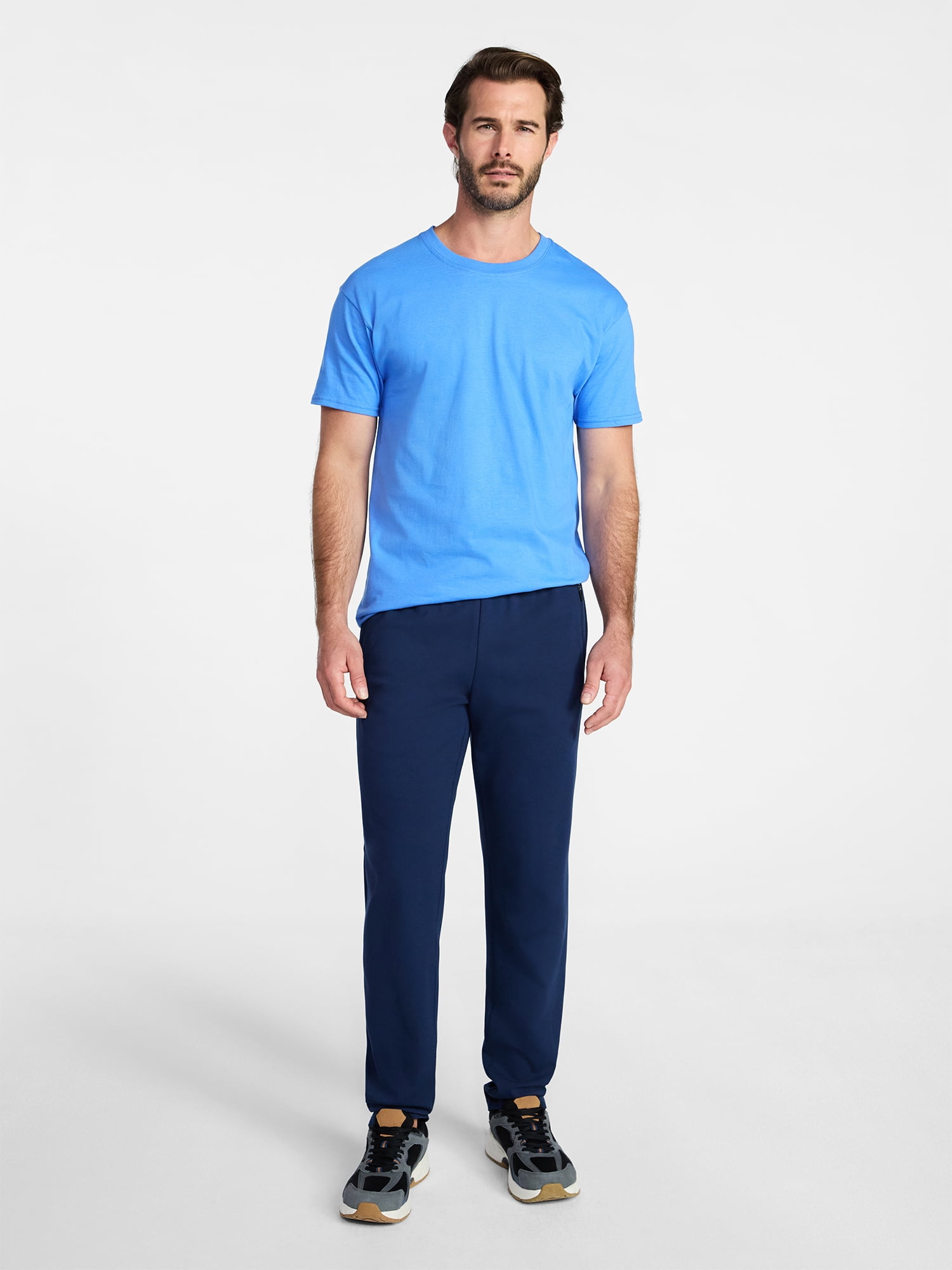 Athletic Works Men's and Big Men's Cotton Active Tee with Short Sleeves, Sizes XS-5XLT