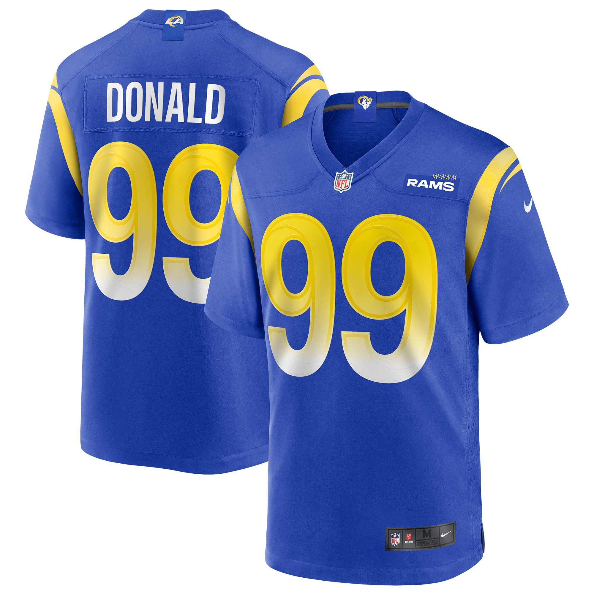 Aaron Donald Los Angeles Rams Nike Game Jersey - Royal - Walmart.com ...
