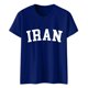 thumbnail image 1 of Camiseta de Manga Corta Impresa de Cuello Alto para las Mujeres, Tops de Cuello Redondo para las Mujeres Mezcla de Poliéster de Spandex de Uso Diario Casual, 1 of 5