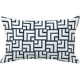 thumbnail image 3 of Set of 4 Modern Geometry Decorative Lumbar Pillow Case Black White Super Soft Rectangular Throw Pillow Cover 12x20 Inches Home Bedroom Decor Pillowcases Cushion Cover, 3 of 6