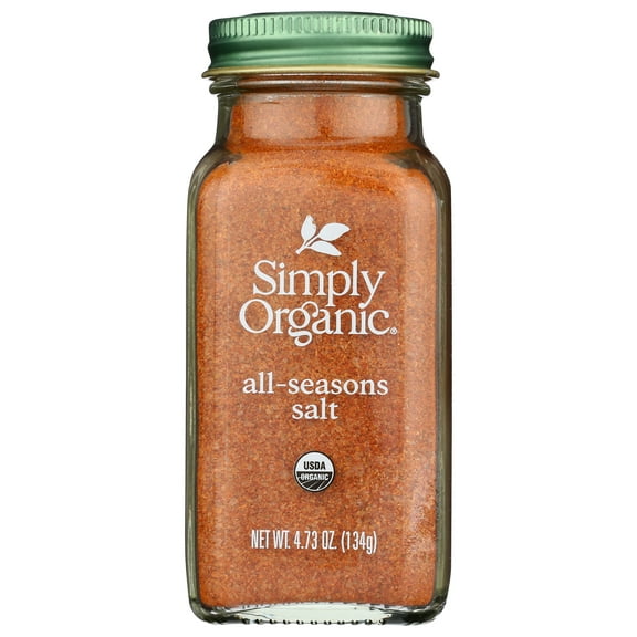 Pack of 6, Simply Organic All-Seasons Salt, 4.73 oz