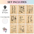 thumbnail image 2 of 97 Decor Vintage 8x10 Gun Patent Blueprint Poster Set, 9 Pieces, 2 of 6