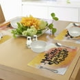 thumbnail image 4 of Ambesonne Vintage Place Mats Set of 4, Love Romance Valentine, Standard Size, Orange and Yellow, 4 of 6