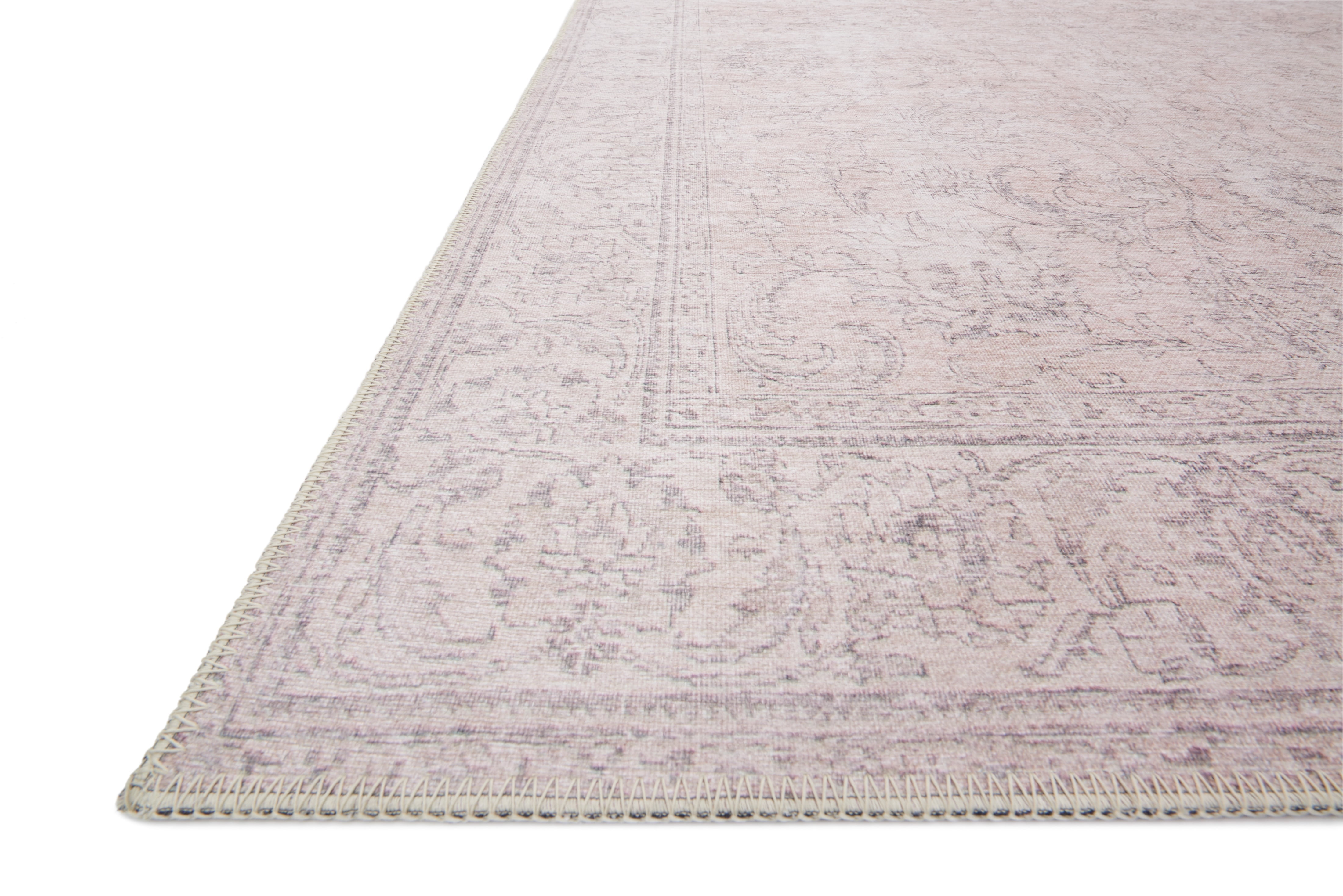 Loloi Loren Collection LQ-12 Sand Oriental Area Rug 2'-6" x 7'-6"