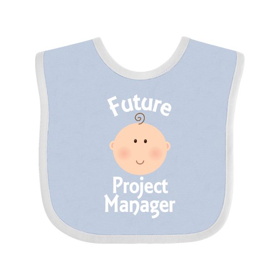 Inktastic Future Project Manager Occupation Boys or Girls Baby Bib