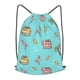 thumbnail image 2 of Pusheen The Cat Mochila Con Cordón Resistente Al Agua Bolsa De Cuerda De Moda Deportiva Sackpack Saco De Gimnasio Con Para Hombres Y Mujeres, 2 of 4
