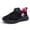 Hot Pink, variant on Children's Mesh Lace Up Sneakers Color Matching Casual Comfortable Running Shoes,Boys Shoes,Girls Shoes,Size:8-9 Years