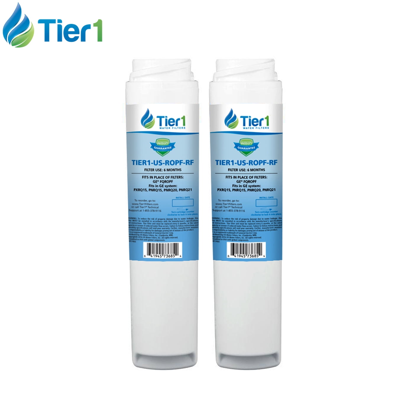 2-Pack GE FQROPF PXRQ15 PNRQ15 PNRQ20 Compatible Water Filter 2-Pack GE FQROPF PXRQ15 PNRQ15 PNRQ20 Compatible Water Filter