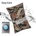 thumbnail image 5 of Kdxio Cotton Pillow Cases 14"x20" Pillowcases,Soft and Breathable Bedroom Pillow Cases-Paisley6-No Pillow Core, 5 of 5