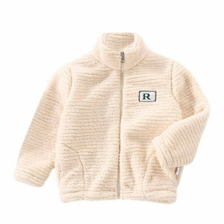 

Fesfesfes Toddler Baby Jacket Boys Girl Winter Warm Fleece Jacket Solid COlor Casual Cardigan Coat Sale on Clearance