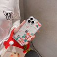 thumbnail image 3 of Funda navideña compatible con iPhone 13 Pro, diseño navideño con purpurina y arena movediza, transparente, para mujeres y niñas., 3 of 8