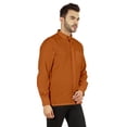 thumbnail image 3 of Bestman Solid Button Down Shirt For Men Long Sleeve With Patch Pocket Formal Business Wear, 3 of 7