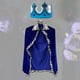 thumbnail image 5 of Disfraz de niños Colco Príncipe Medieval Accesorio King Mantle Azul, 5 of 8