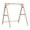 Original, variant on Zimtown Porch Swing Frame Swing Stand A-Frame 600lbs Wooden Carbonized 4FT