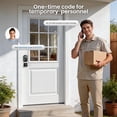 thumbnail image 5 of Veise Keyless Entry Door Lock with 2 Knobs Set, Electronic Keypad Deadbolt, Easy Installation Digital Smart Door Lock Set, Auto Lock, One-time Codes, Matte Black, 5 of 10