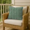 thumbnail image 5 of Creative Products Scribble Chevron Green 18 x 18 Indoor / Outdoor Pillow, 5 of 8