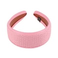 thumbnail image 5 of Unique Bargains 1 Pc Headband Grid Wide-brimmed Hair Accessories for Women Pink, 5 of 5