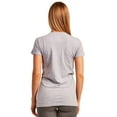 thumbnail image 2 of Women's Cotton V-Neck Classic-Fit Short Sleeve T-Shirts Casual Tee Summer Tops, Heather Grey, S, 1 Piece, 2 of 2