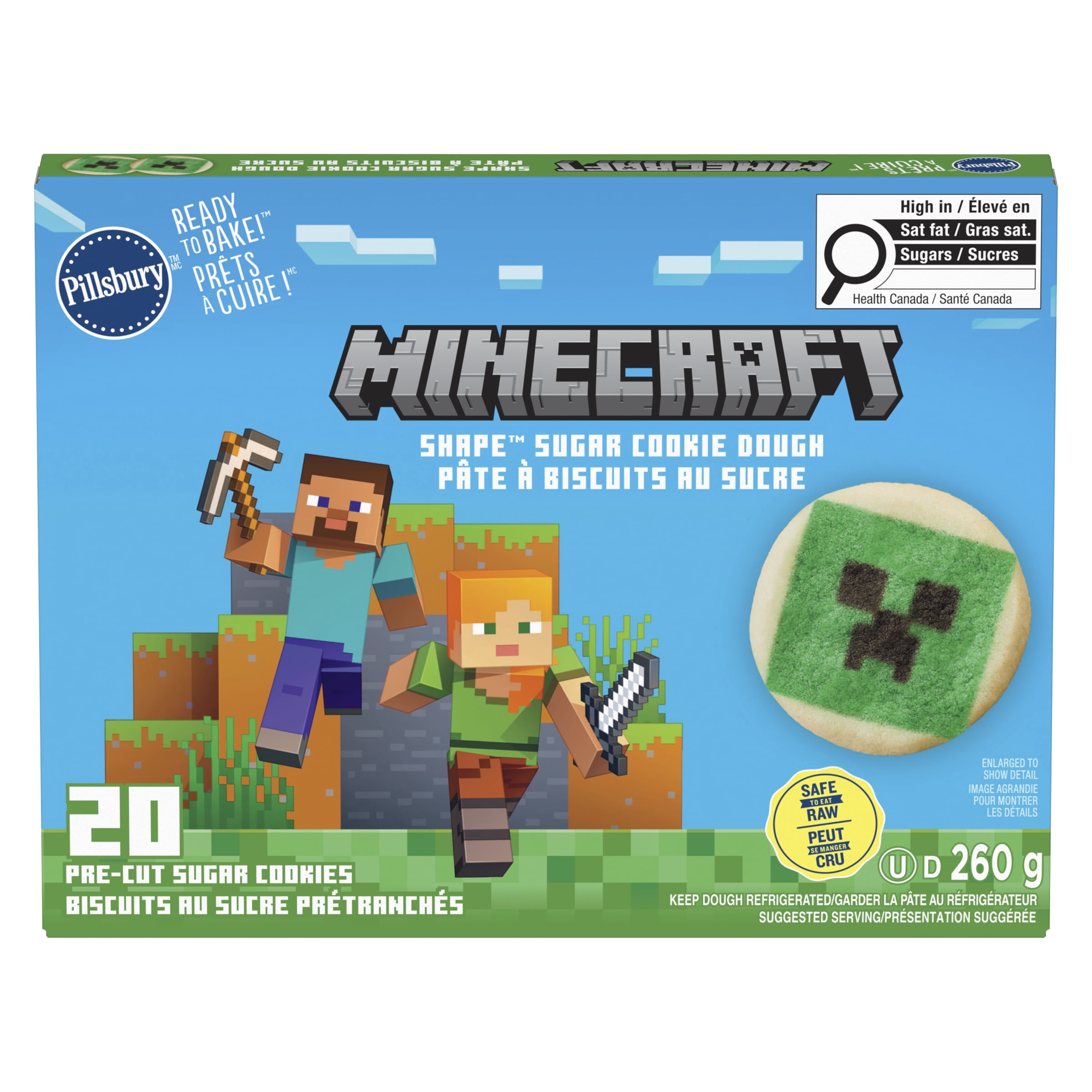 Biscuits au sucre PillsburyMC Prêts à cuire MC Lisa Frank 20 biscuits, 260 g