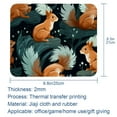 thumbnail image 5 of Squirrel Mousepad 8.3x9.8 Inch Square Non-Slip Rubber Bottom Printed Desk Mat - Suitable for Office and Gaming, 5 of 6