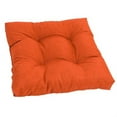 thumbnail image 1 of Coussin de Chaise de Salle à Manger Capitonné en Polyester Filé Carré de 19 Pouces - Tangerine Dream, 1 of 1