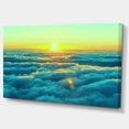thumbnail image 2 of Beautiful Sunset over Blue Clouds - Landscape Canvas Art Print, 2 of 3