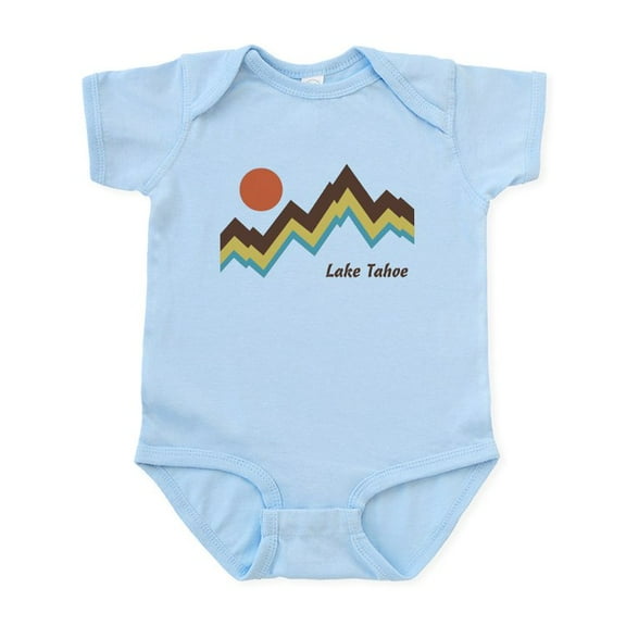 CafePress - Lake Tahoe Infant Bodysuit - Baby Light Bodysuit, Size Newborn - 24 Months