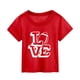 thumbnail image 1 of Gibobby Tirantes Para&nbsp;Camisa Camiseta de manga corta con estampado de de fútbol para niños, regalo deportivo para al fútbol americano, verano （Rojo， 3-4 Años), 1 of 3