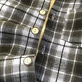 thumbnail image 4 of Maean Boys Button down Shirt Plaid Long Sleeve Tops Kids Casual Loose Fall Fashion Blouses Clothes, 4 of 7