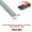 Gray-White-6X6, variant on 10M Slide-in Door Window Weather Stripping Soundproof Brush Strip Card Slot Pile Weatherstrip for Door Frame Windows Sash Sealer
