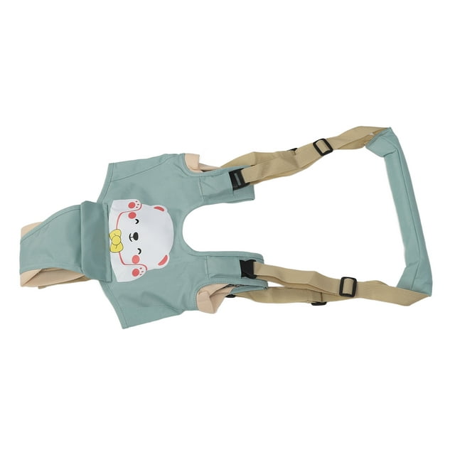 Arnés Para Caminar Para Bebés, 25 Kg De Carga, Poliéster Multifuncional, Verde, Ajustable, Arnés Para Caminar Para Bebés De 6 A 36 Meses Para Exteriores