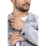 X RAY Jeans Mens Denim Jacket, Grey, S